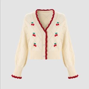 NWT Cider Cherry Cardigan